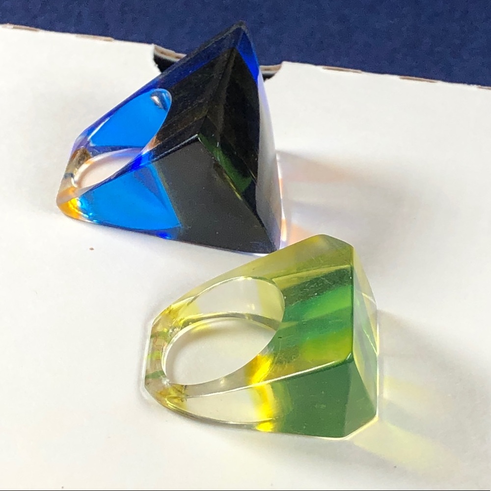 Retro Fakelite ring set - Picture 3 of 8
